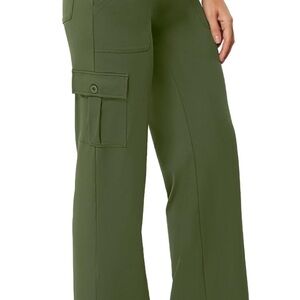 YOGA Army Green Wide Leg Pants
